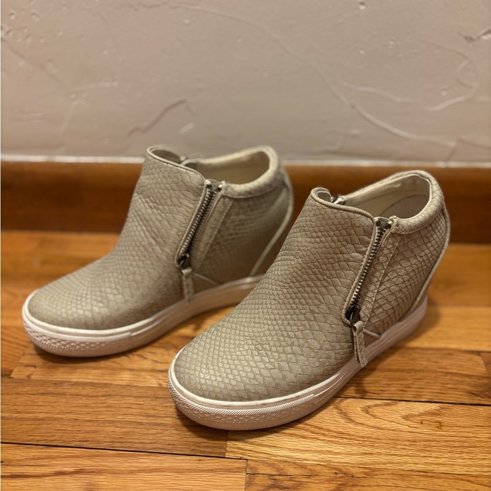 Not Rated Faux Snake Skin Wedge Sneaker